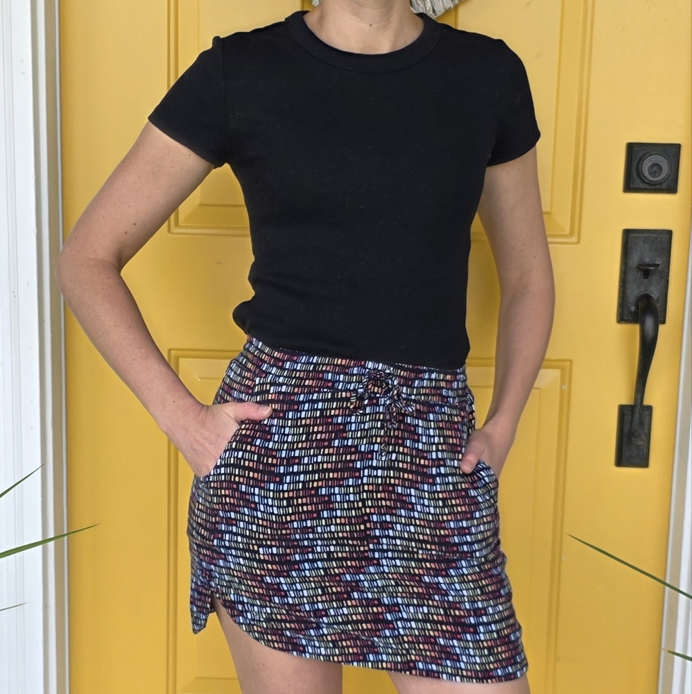 Merona Colorful Mini Skirt
